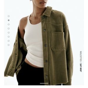 Zara Corduroy Over-Shirt
